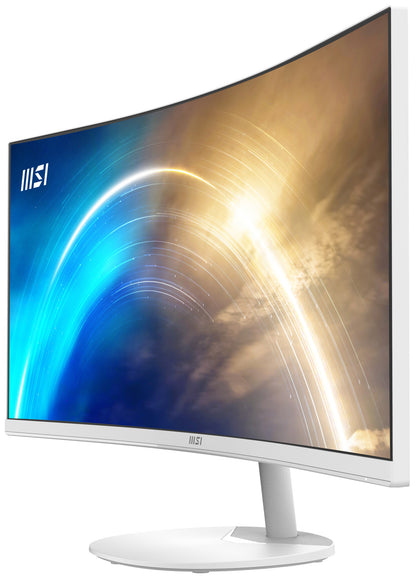 MSI Pro MP341CQ platta pc-skärmar 86,4 cm (34") 3440 x 1440 pixlar UltraWide Quad HD Vit