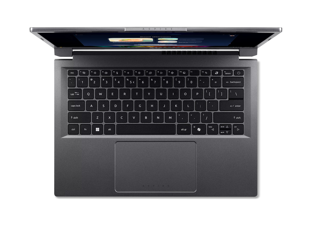 Acer Aspire 14 AI A14-52M-55CP Intel Core Ultra 5 226V Bärbar dator 35,6 cm (14") WUXGA 16 GB LPDDR5x-SDRAM 512 GB SSD Wi-Fi 6 (802.11ax) Windows 11 Home Grå