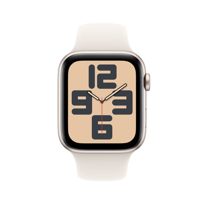 Apple Watch SE OLED 44 mm Digital 368 x 448 pixlar Pekskärm Beige Wi-Fi GPS
