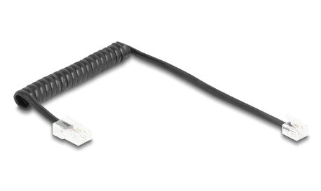 DeLOCK 88442 telefonkablar 1 m Svart