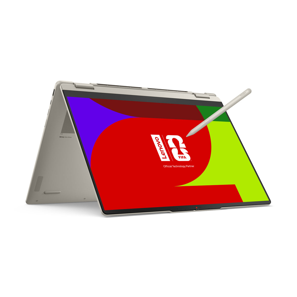 Lenovo Yoga 7 2-in-1 16AGP11 Copilot+ PC AMD Ryzen AI 7 445 Hybrid (2-i-1) 40,6 cm (16") Pekskärm WQXGA+ 32 GB LPDDR5x-SDRAM 1 TB SSD Wi-Fi 7 (802.11be) Windows 11 Home tyska Snäcka (färg)