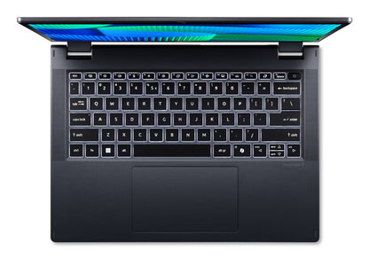Acer TravelMate TMP414RN-54-TCO-5496 Intel Core Ultra 5 125U Hybrid (2-i-1) 35,6 cm (14") Pekskärm WUXGA 16 GB DDR5-SDRAM 512 GB SSD Wi-Fi 6E (802.11ax) Windows 11 Pro Blå