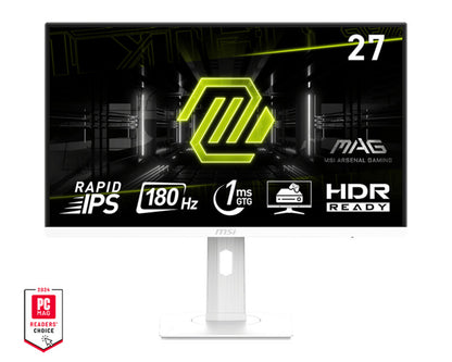 MSI MAG 274PFWDE platta pc-skärmar 68,6 cm (27") 1920 x 1080 pixlar Full HD LCD Vit