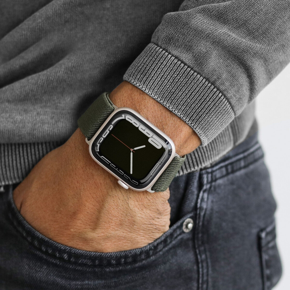 Vonmählen Classic Nylon Loop Band Oliv