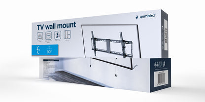 Gembird WM-90T-01 tv-fäste 2,29 m (90") Svart