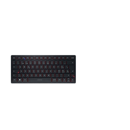 CHERRY KW 9200 MINI tangentbord Universal USB + RF Wireless + Bluetooth QWERTZ schweizisk Svart