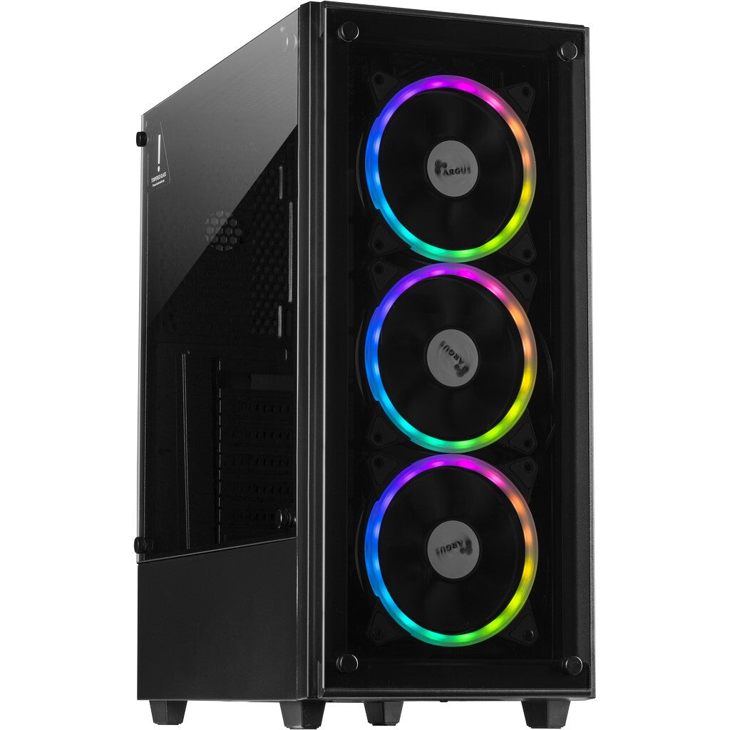 Inter-Tech C-303 Mirror Full Tower Svart