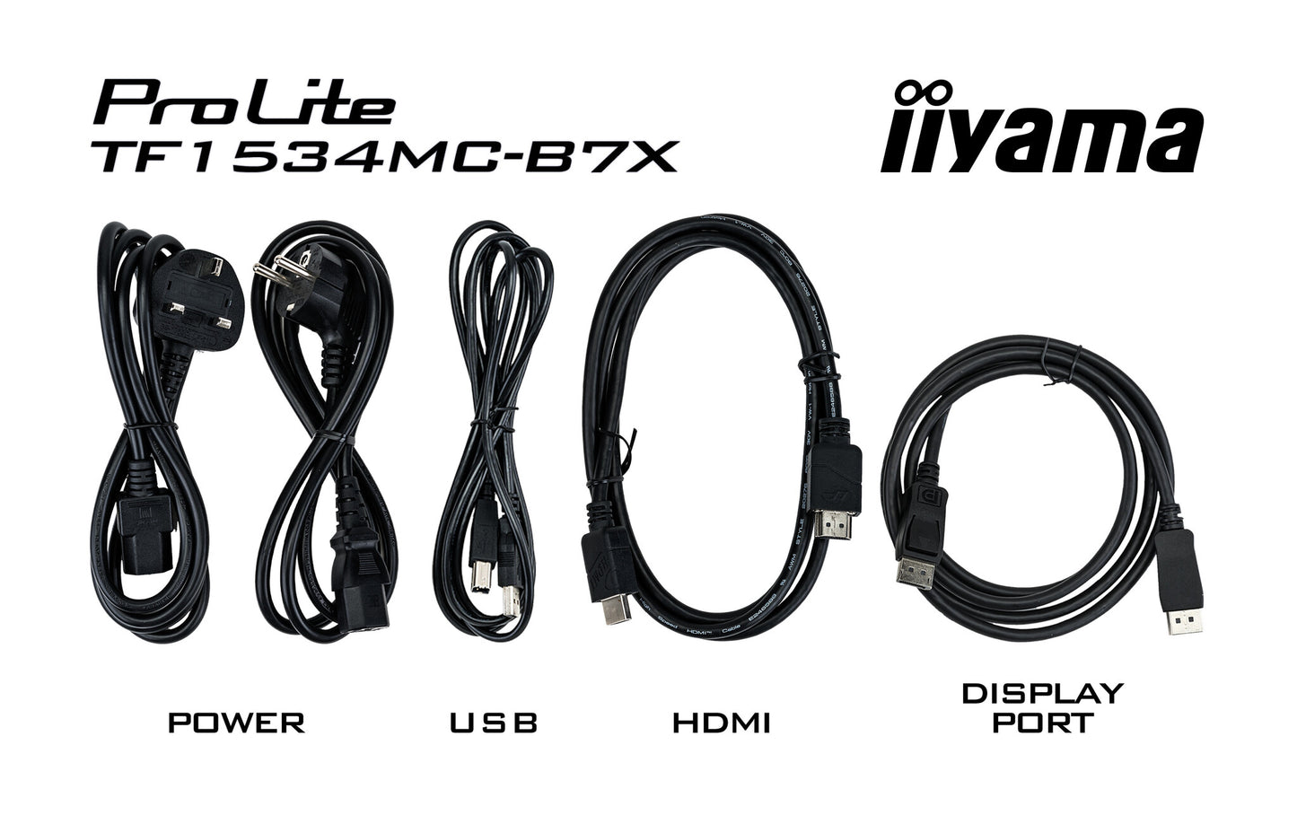 iiyama TF1534MC-B7X POS-skärm 38,1 cm (15") 1024 x 768 pixlar XGA Pekskärm