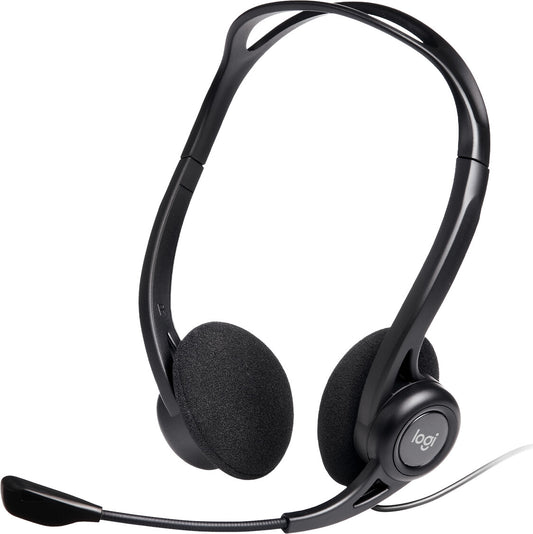 Logitech 960 Headset Kabel Huvudband Samtal/musik USB Type-A Svart