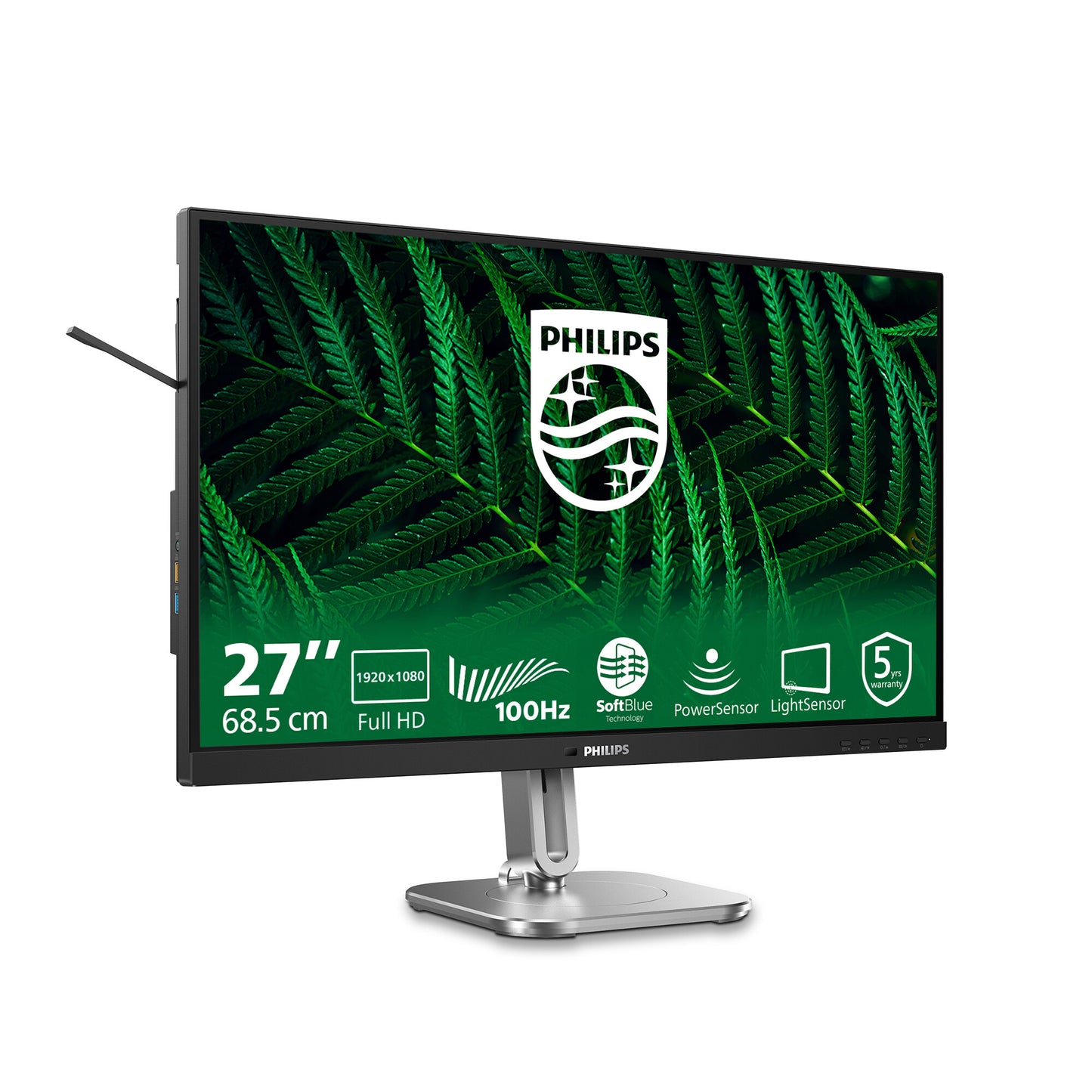 Philips 5000 series 27B2G5200/00 platta pc-skärmar 68,6 cm (27") 1920 x 1080 pixlar Full HD LCD Antracit