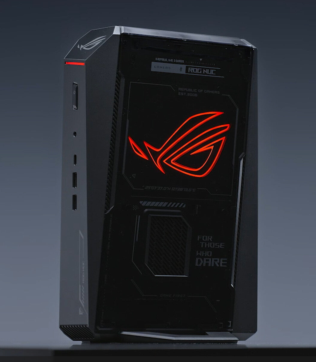 ASUS ROG NUC RNUC15JNK9X28AA2 Intel Core Ultra 9 275HX 32 GB DDR5-SDRAM 2 TB SSD NVIDIA GeForce RTX 5080 Windows 11 Home USFF Mini-PC Svart