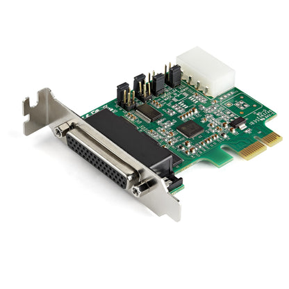 StarTech.com PCI Express RS232 seriell kortadapter med 4 portar - 16950 UART - Lågprofil