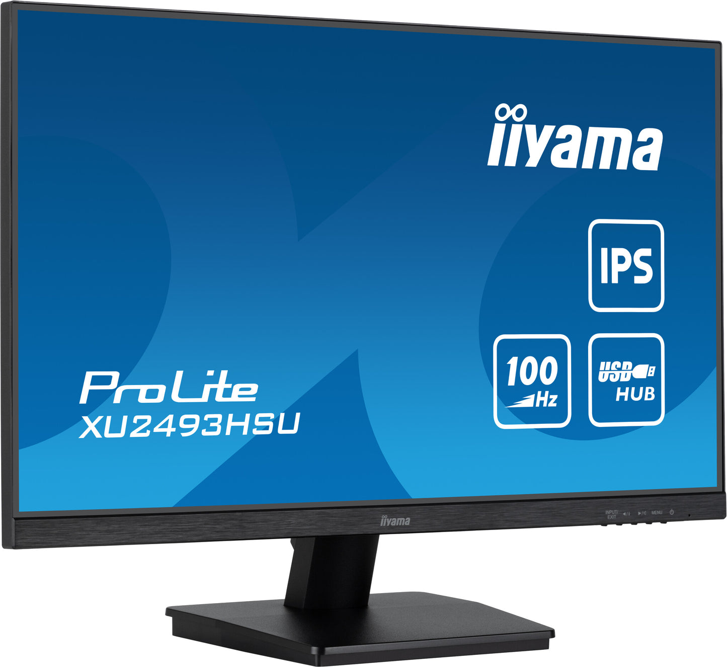 iiyama ProLite XU2493HSU-B7 platta pc-skärmar 60,5 cm (23.8") 1920 x 1080 pixlar Full HD LED Svart