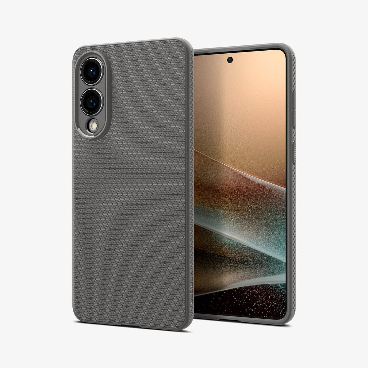 Spigen Liquid Air mobiltelefonfodral 17 cm (6.7") Omslag Grå