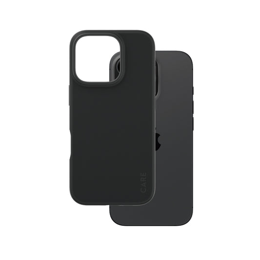 PanzerGlass CARE by ® Fashionable Case Black iPhone 16 Pro mobiltelefonfodral Omslag Svart