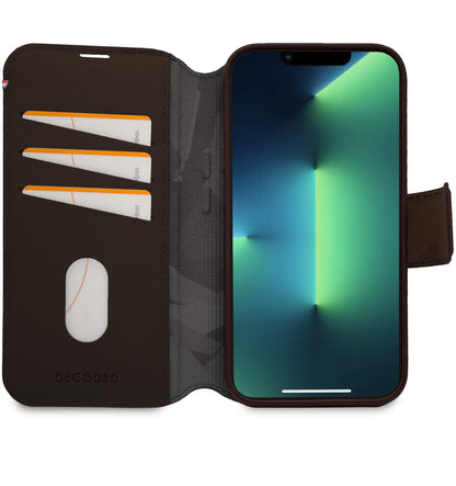 Decoded D23IPO14MDW5CHB mobiltelefonfodral 17 cm (6.7") Plånbok Brun