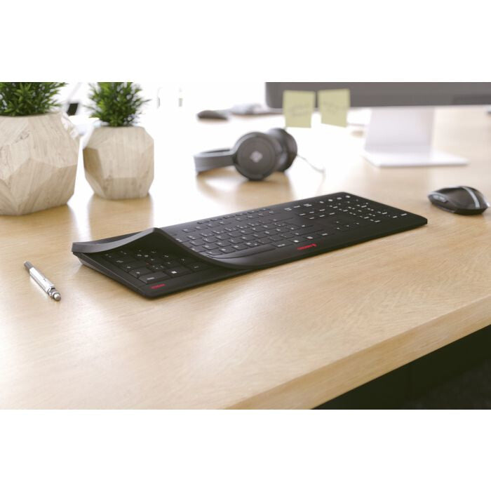 CHERRY JK-8502EU-2 tangentbord Universal USB QWERTY Engelsk Svart