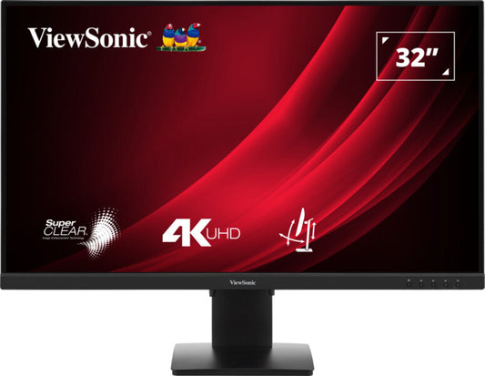 Viewsonic VG3208-4K platta pc-skärmar 81,3 cm (32") 3840 x 2160 pixlar 4K Ultra HD LED Svart