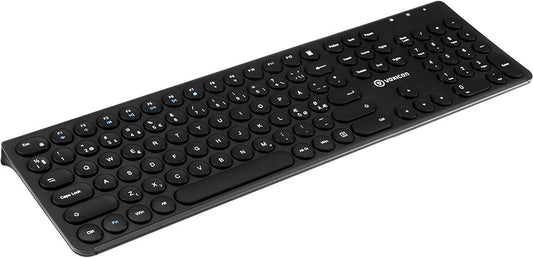 Voxicon Slim Classic 282WL tangentbord RF Trådlös QWERTY Nordic Svart