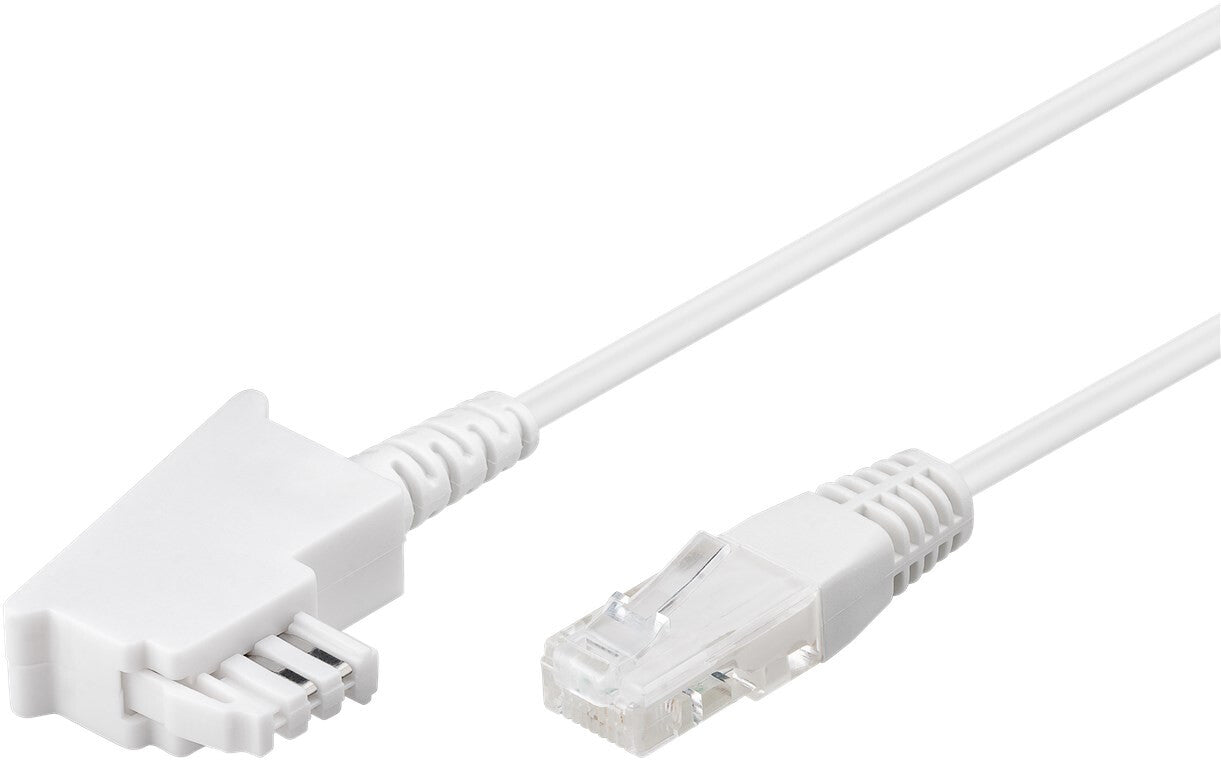 Goobay 60679 telefonkablar 50 m Vit