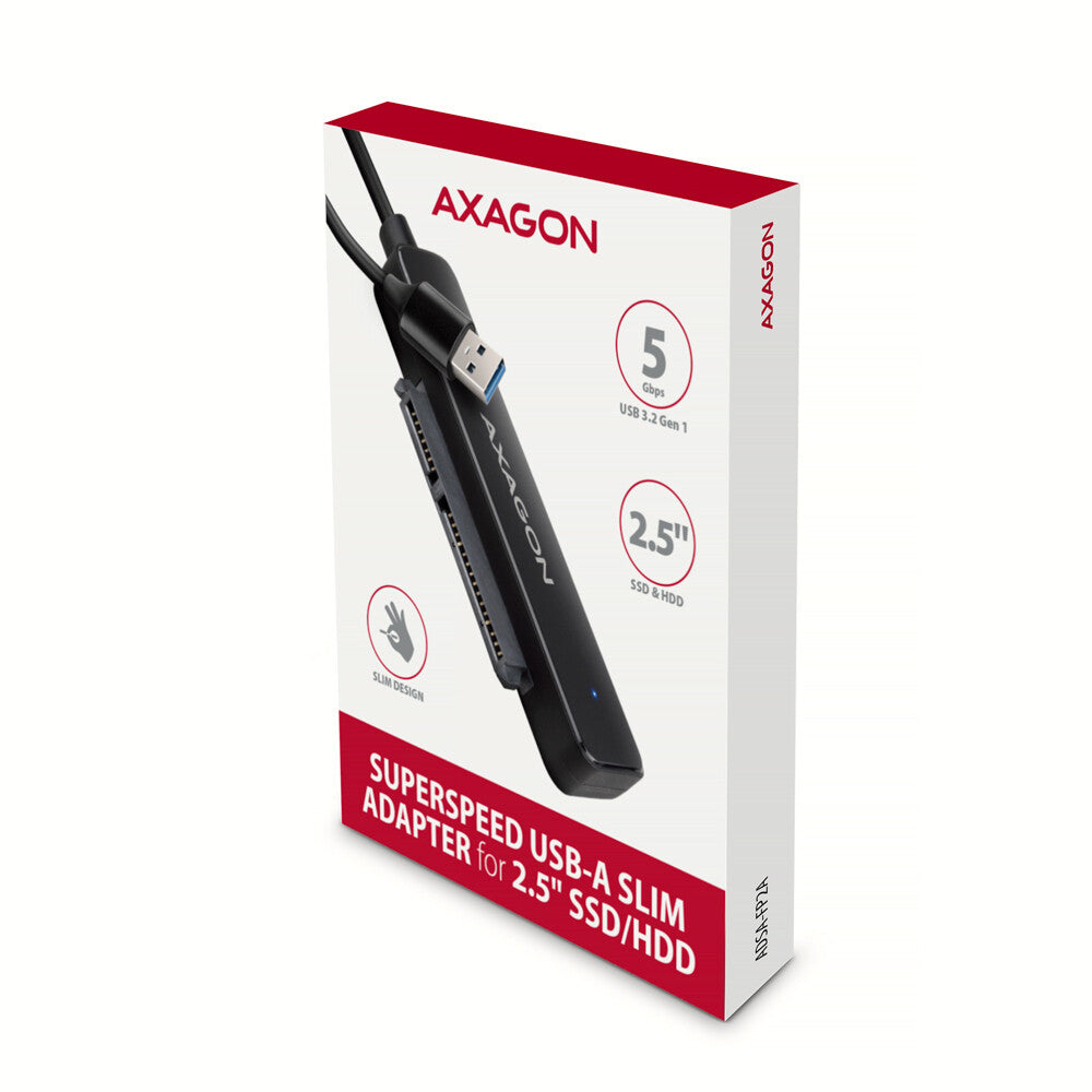 Axagon ADSA-FP2A nätverkskort/adapters SATA, USB 3.2 Gen 1 (3.1 Gen 1)