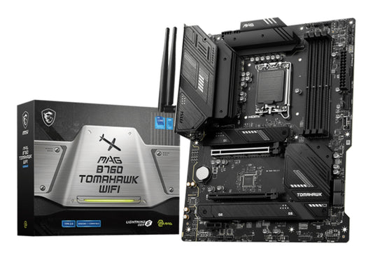 MSI MAG B760 TOMAHAWK WIFI moderkort LGA 1700 ATX