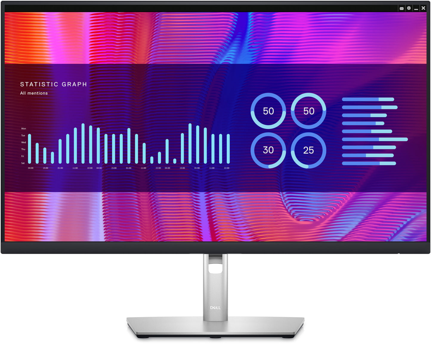 DELL P Series Bildskärm 27 USB-C Hub – P2723DE