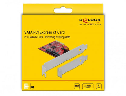 DeLOCK 90406 nätverkskort/adapters Intern SATA