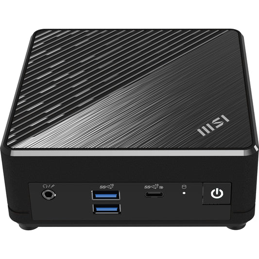 MSI Cubi N ADL-006DE Intel® N N200 4 GB DDR4-SDRAM 128 GB SSD Windows 11 Pro Mini PC Mini-PC Svart