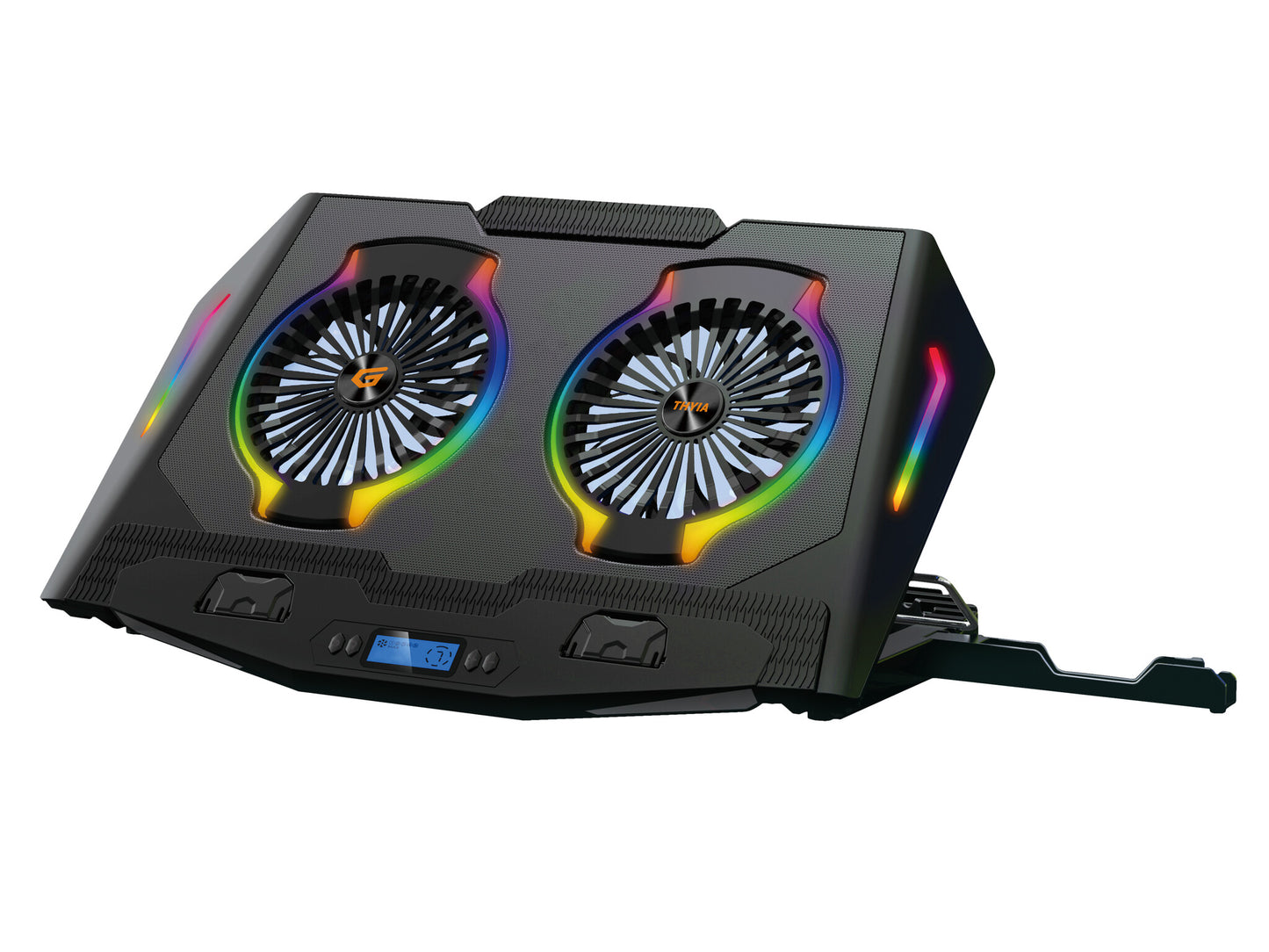 Conceptronic THYIA02B kylningsdynor för bärbara datorer 43,2 cm (17") Svart