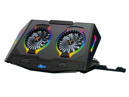 Conceptronic THYIA02B kylningsdynor för bärbara datorer 43,2 cm (17") Svart