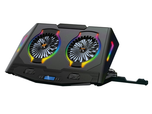 Conceptronic THYIA02B kylningsdynor för bärbara datorer 43,2 cm (17") Svart