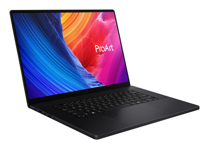 ASUS ProArt P16 H7606WX-SE011X Copilot+ PC AMD Ryzen AI 9 HX 370 Bärbar dator 40,6 cm (16") Pekskärm 4K Ultra HD 64 GB LPDDR5x-SDRAM 4 TB SSD NVIDIA GeForce RTX 5090 Wi-Fi 7 (802.11be) Windows 11 Pro Svart