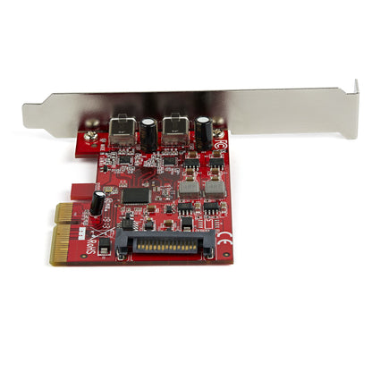 StarTech.com 2-ports PCIe USB 3.1-kort - 2x USB-C - USB 3.1 Gen 2 - Upp till 10 Gbit/s