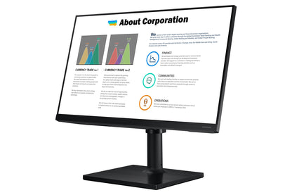 Samsung T45F platta pc-skärmar 61 cm (24") 1920 x 1080 pixlar Full HD LED Svart