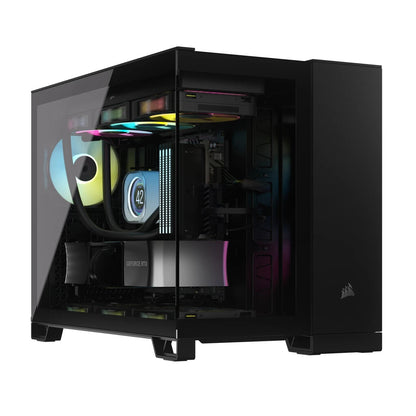 Corsair 2500X RGB Micro Tower Svart