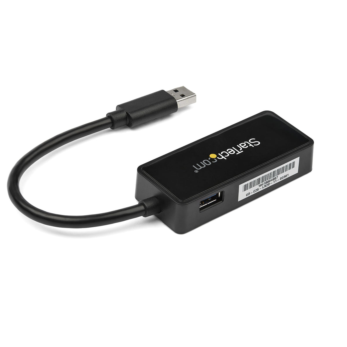StarTech.com USB 3.0 Ethernet Adapter, USB 3.0 Network Adapter NIC with USB Port, USB to RJ45, USB Passthrough