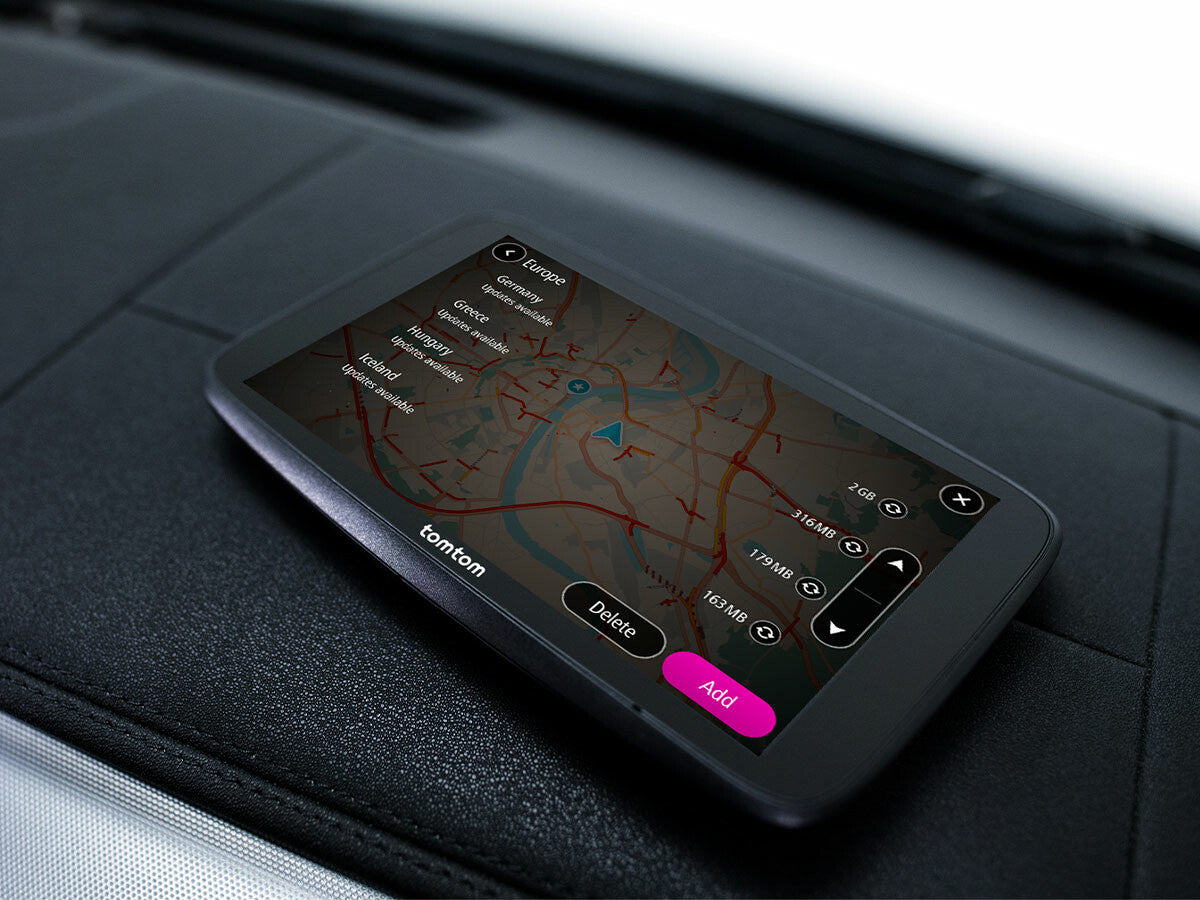 TomTom GO navigatorer Handheld / Fast 17,8 cm (7") Pekskärm Svart