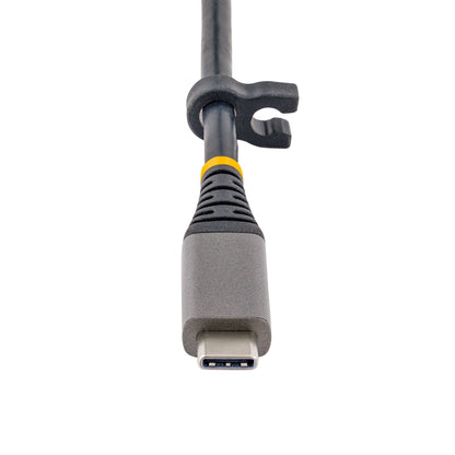 StarTech.com USB C-dockningsstation, dubbel 4K 60 Hz HDMI kompatibel med Macbook Pro (M1/M2/M3/M4) och Windows, USB-A/USB-C 10 Gbps hubb, 100 W strömförsörjning, GbE, SD, 56 cm kabel