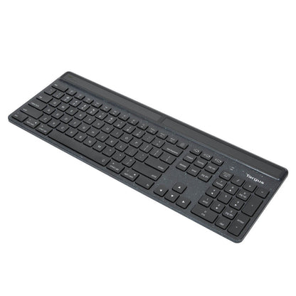 Targus Sustainable Energy Harvesting EcoSmart tangentbord Universal Bluetooth QWERTY Nordic Svart