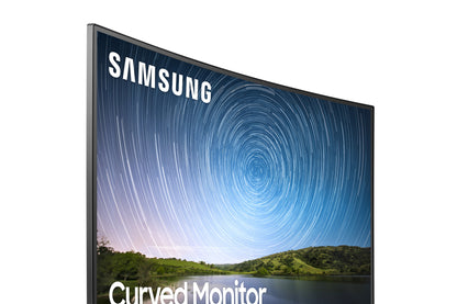 Samsung CR50 platta pc-skärmar 81,3 cm (32") 1920 x 1080 pixlar Full HD LED Blå, Grå