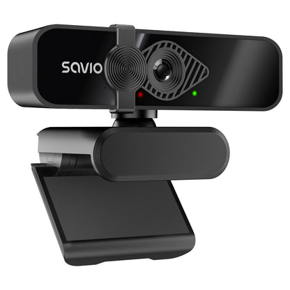 Savio CAK-06 webbkameror 3840 x 2160 pixlar USB Svart
