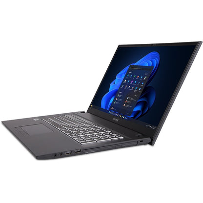 TERRA MOBILE 1716R Intel® Core™ i3 i3-1315U Bärbar dator 43,9 cm (17.3") Full HD 16 GB DDR4-SDRAM 500 GB SSD Wi-Fi 6 (802.11ax) Windows 11 Pro tyska Grå