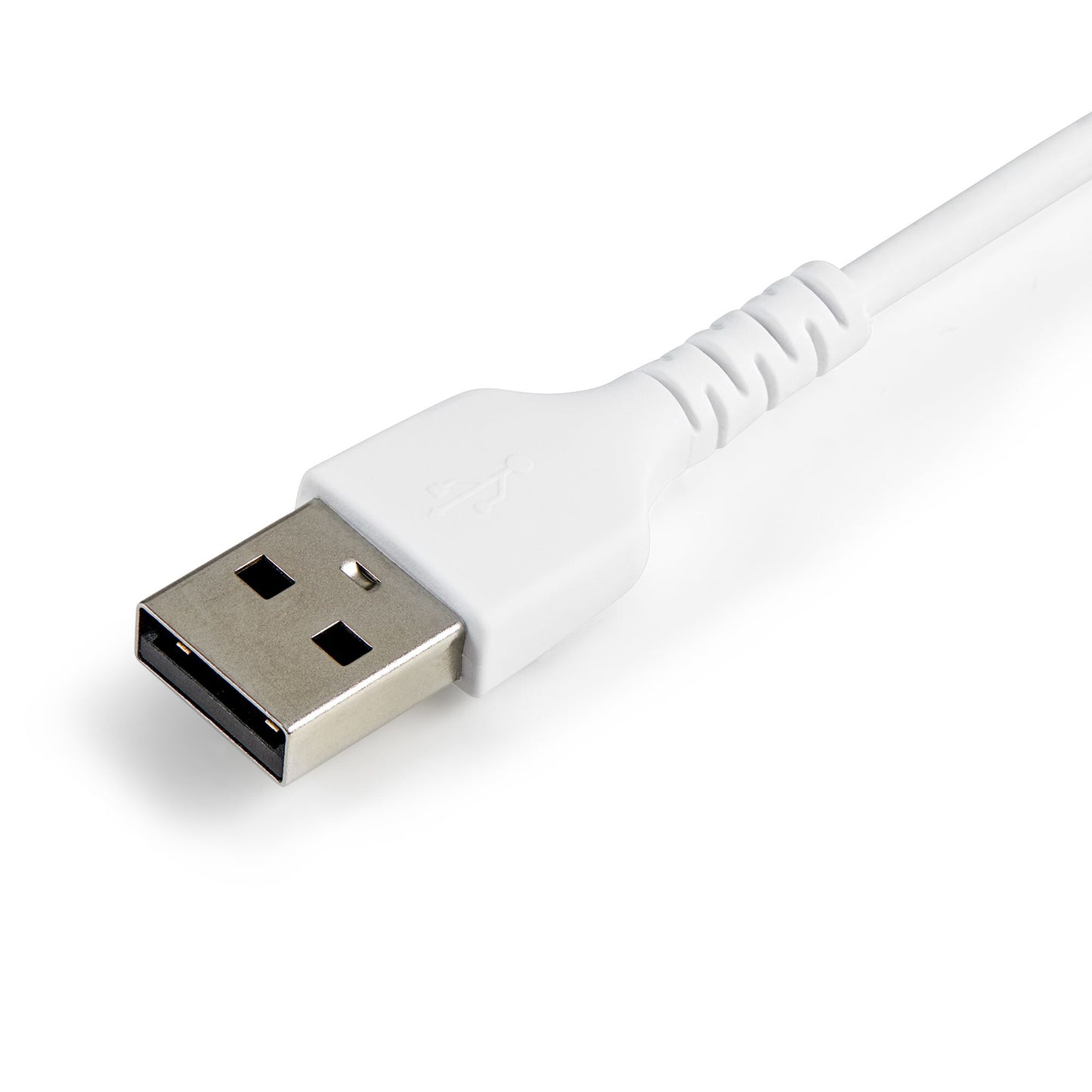 StarTech.com 30cm tålig, vitt USB-A till Blixtkabel - Hård, tålig aramifiber USB typ A till Blixtladdare/synkron strömsladd - Apple MFi-certifierad iPad/iPhone 12