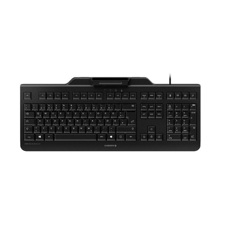 CHERRY JK-A0400EU-2 tangentbord Kontor USB QWERTY Engelska (USA) Svart