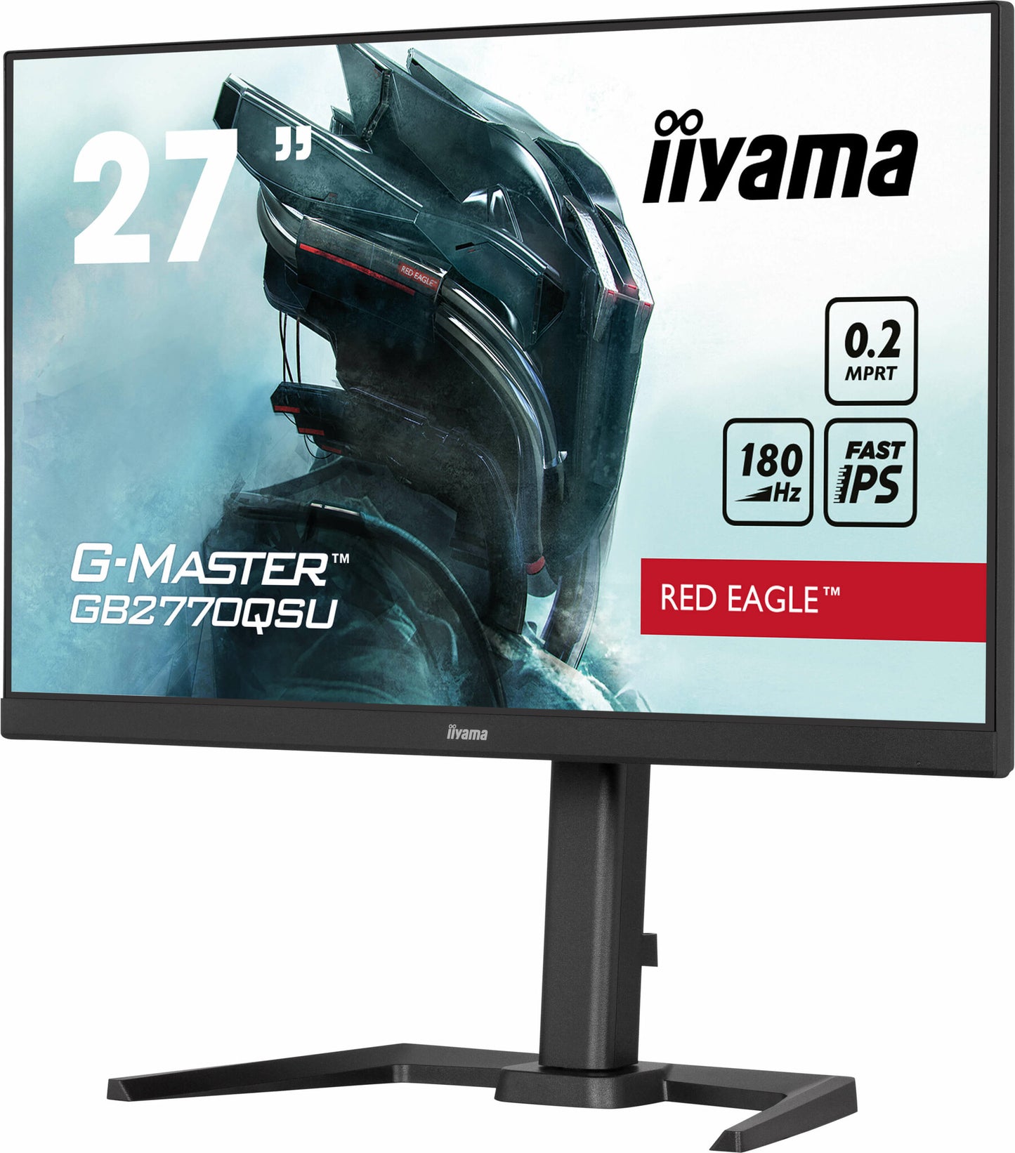 iiyama G-MASTER GB2770QSU-B6 platta pc-skärmar 68,6 cm (27") 2560 x 1440 pixlar Wide Quad HD LCD Svart