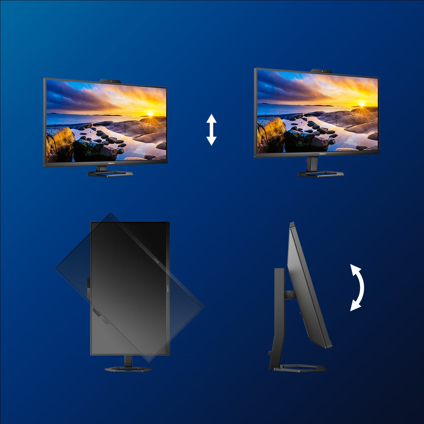 Philips 5000 series 27E1N5600HE/00 platta pc-skärmar 68,6 cm (27") 2560 x 1440 pixlar Quad HD LCD Svart