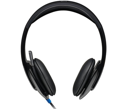 Logitech 981-000480 hörlur och headset Kabel Huvudband Kontor/callcenter USB Type-A Svart