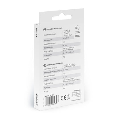 Savio AK-69 nätverkskort/adapters USB 3.2 Gen 1 (3.1 Gen 1)