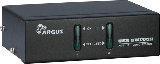 Inter-Tech KVM-AS-21UA KVM-switchar Svart